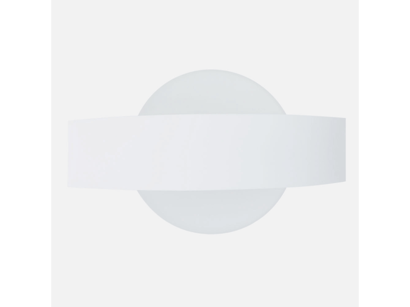  Applique murale fabrilamp arco blanc led intégrée 8 w 630 lm 4000 k ip20 13x24x5 cm 171162101 - Conforama C