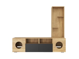 Meuble tv coloris bois clair    