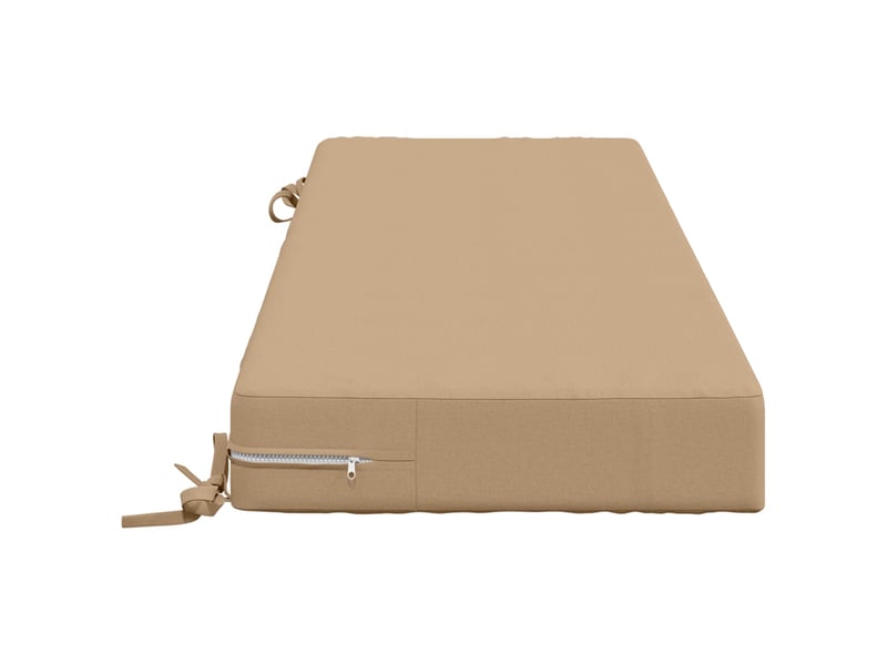  Coussin d'assise, coussin pour chaisecanapé soest 100 % polyester sable 120 x 40 x 10 cm cf51484  - Conforama D
