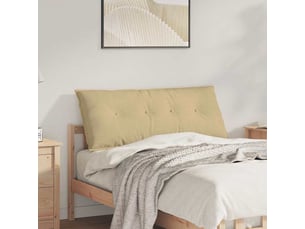 Coussin de dos, coussin de dossier vert gris 120 x 50 cm tissu en velours côtelé cf55100