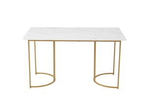 Ensemble table rectangulaire 6 chaise(s) <strong></strong> <strong>blanc</strong>