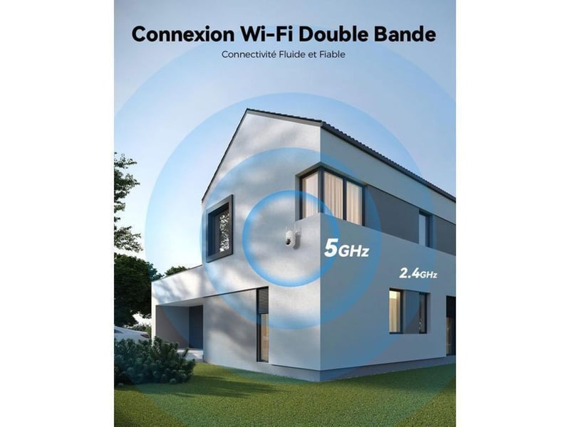  Camera ip wifi ptz 5mp dome 355 90 vision couleur 30m double bande 2.4 5ghz zoom 4x detection humaine voiture animal 149519_AABCU54305_6_DROPFR - Conforama C
