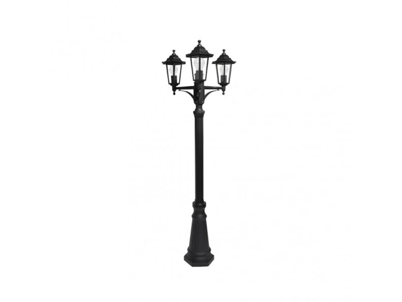Lampadaire extérieur fabrilamp auriga 3 x e27 noir ip44 157-220 x 62 x 62 cm 149143009 - Conforama C