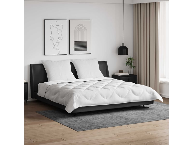  Ensemble de duvet avec oreiller 3 pièces - couette blanc microfibre  - Conforama B