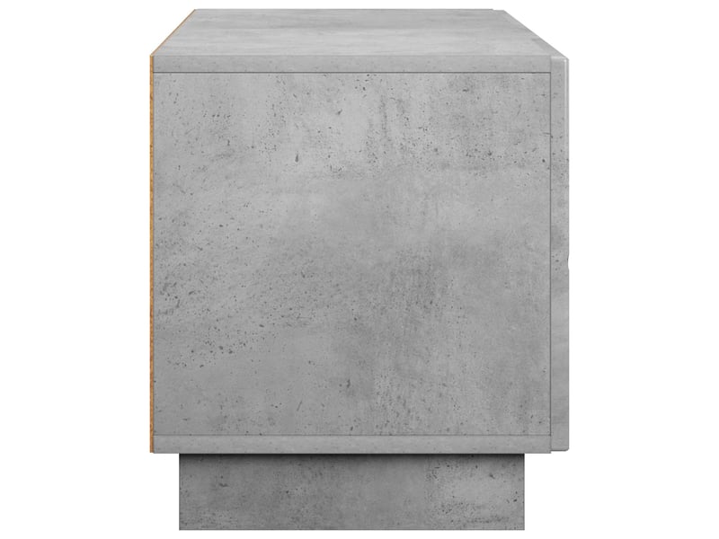  Meuble tv moderne, banc tv 90x34,5x40 cm gris béton bois d'ingénierie shl27901  - Conforama E