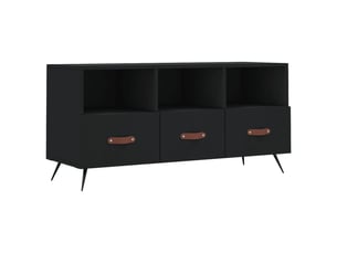 Meuble tv coloris noir 102 cm <strong></strong>  <strong></strong>