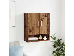 Meuble mural, rangement salon 60 x 31 x 70 cm bois d'ingénierie bois ancien shl5793