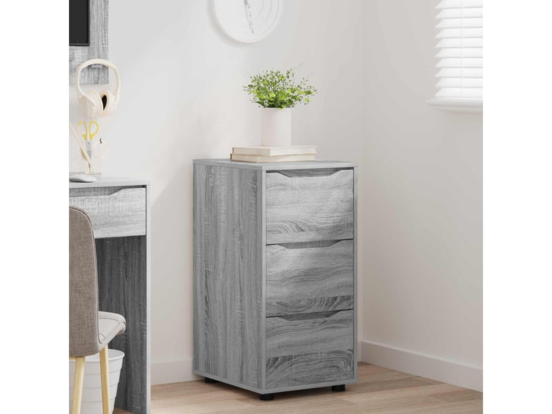  Armoire de rangement, commode de rangement 40 x 48 x 81 cm bois d'ingénierie shl6691  - Conforama D