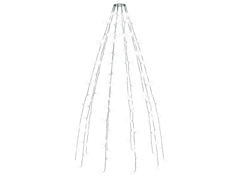  Guirlande lumineuse d'arbre de noël 150 led blanc froid 150 cm  - Conforama A