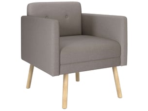 Fauteuil relax manuel VIDAXL  Tissu marron