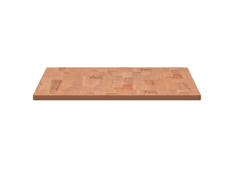  Comptoir de salle de bain, plan de travail 80x40x1,5 cm bois massif de hêtre cf65765  - Conforama E