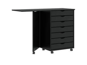 Armoire     <strong></strong> <strong></strong> coloris noir largeur 105.5 cm