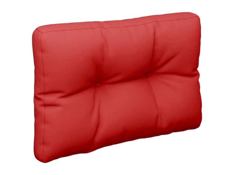  Lot de 2 coussins de palette, coussins de canapé rouge tissu cf59615  - Conforama E