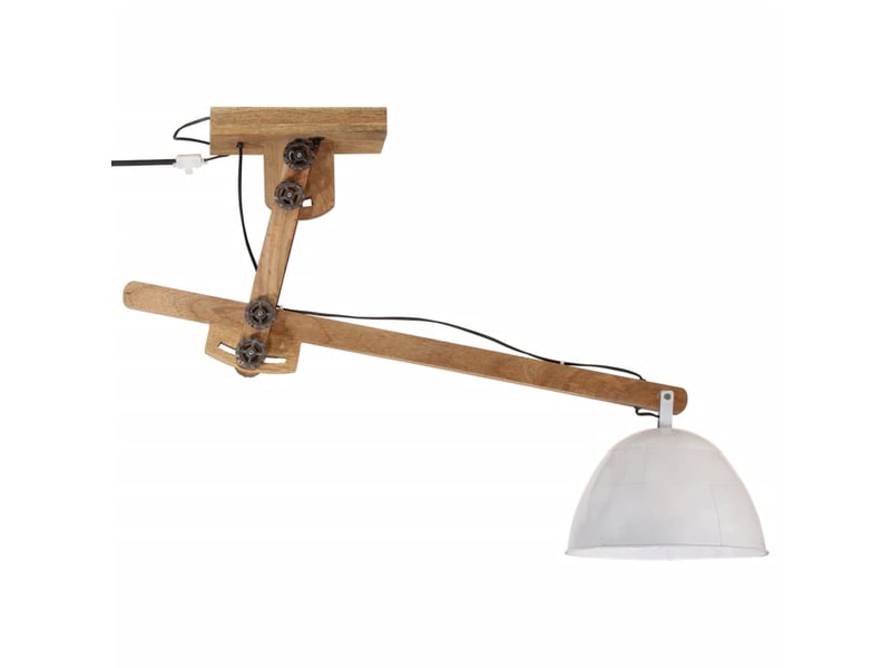  Plafonnier, lampe plafond 25 w blanc 105x30x65-108cm e27  - Conforama C