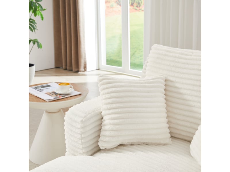  Canapé chaise longue velours côtelé – canapé-lit &amp; fauteuil relax sans montage – salon, bureau &amp; appartement  - Conforama E