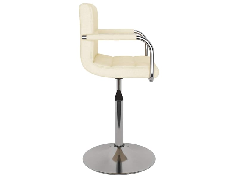  Tabouret de bar, chaise de bar crème tissu shl53559  - Conforama D