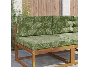 Coussin de canapé d'extérieur, coussin de chaise polyester modèle feuille cf54103