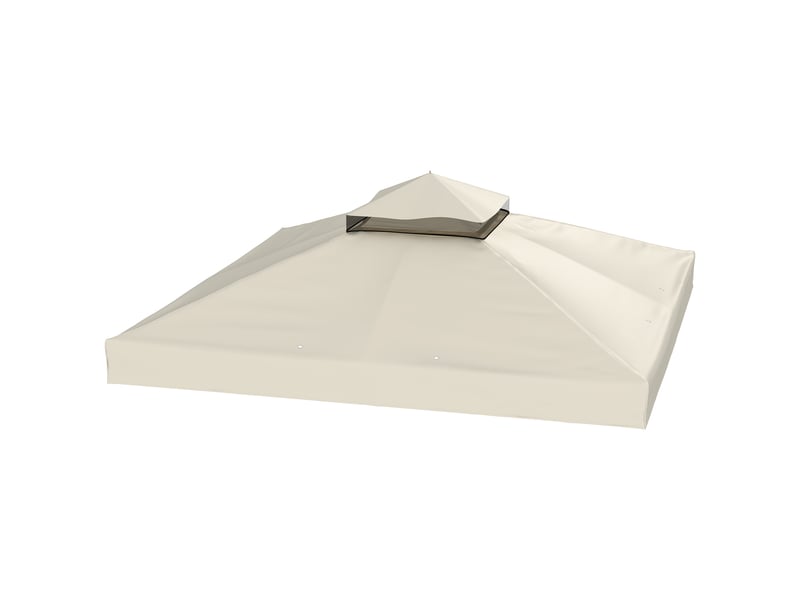 Toile de rechange, toile de remplacement 300x300cm crème - Conforama B