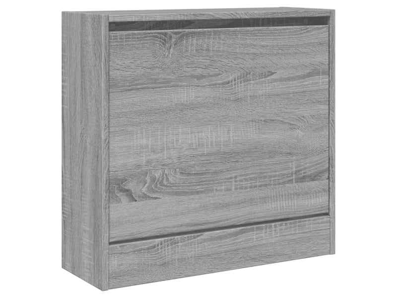  Meuble à chaussure, armoire à chaussures sonoma gris 60x21x57 cm bois d'ingénierie  - Conforama D