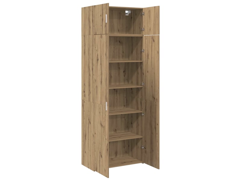 Buffet - armoire de rangement 2 pc chêne artisanal 80 x 42,5 x 225 cm - Conforama E