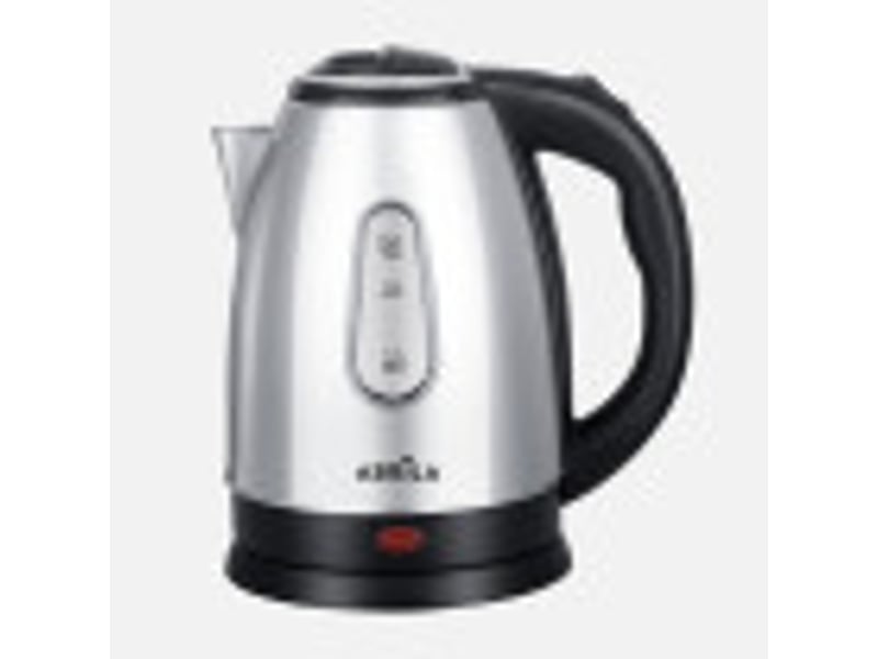 Bouilloire électrique fabrilamp arabigo 1,8 l 1500 w noir et argenté 266512159 - Conforama B