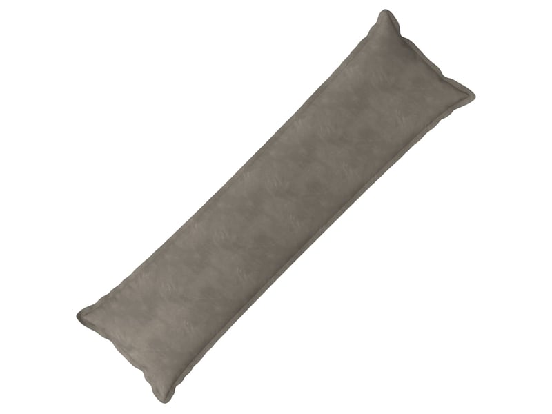 Coussin avec oreiller, coussin décoratifs houten gris clair 40 x 145 cm fløjl cf51336  - Conforama A