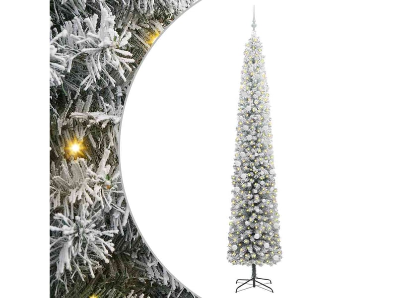 Sapin de noël artificiel, arbre de noël vert 300 cm pvc et acier et plastique shl6041 - Conforama A