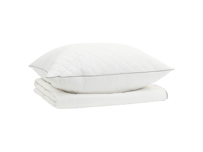  Ensemble de couette 90 % en duvet d’oie fulda 2 pcs - duvet 155 x 200 cm  - Conforama A