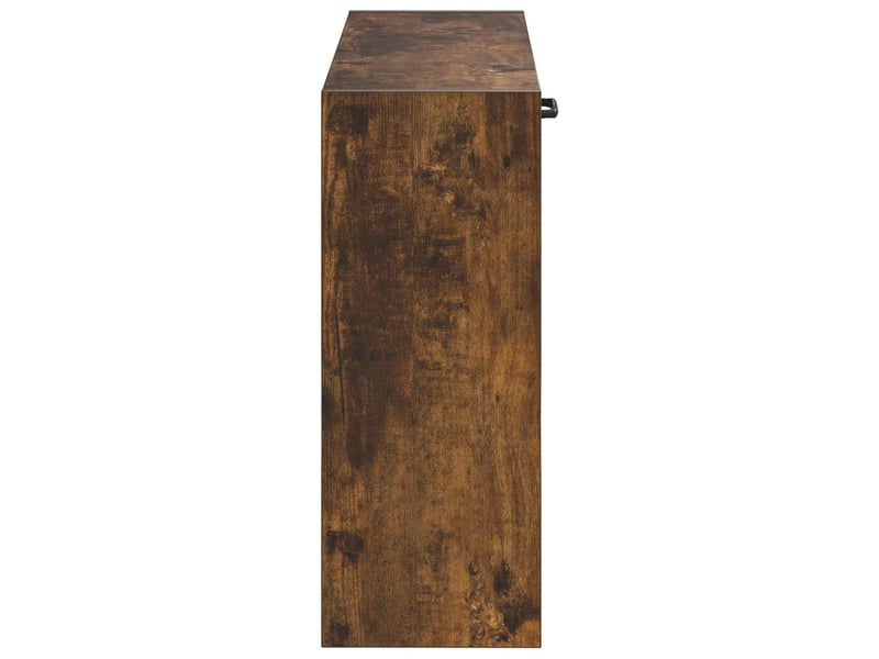  Meuble à chaussures mural, armoire à chaussures utrecht 71x17x43 cm chêne fumé  - Conforama E