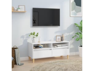 Meuble tv coloris blanc 100 cm <strong></strong>  <strong></strong>
