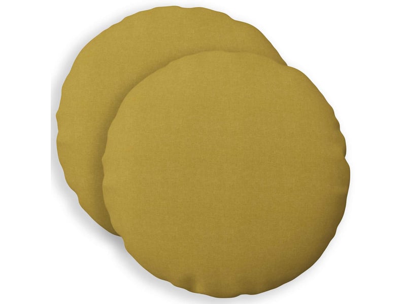  Lot de 2 coussins avec oreiller, coussins décoratifs heerlen vert clair tissu cf50337  - Conforama B