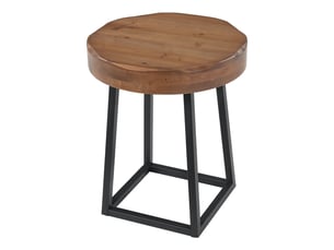 Table basse rond(e) coloris marron TRIBESIGNS 