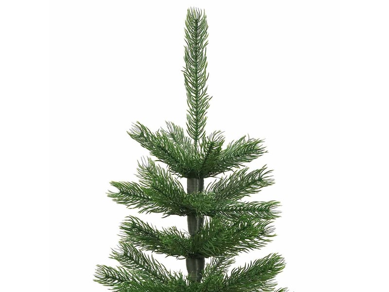  Sapin de noël - arbre de noël artificiel mince avec support 150 cm pe  - Conforama C
