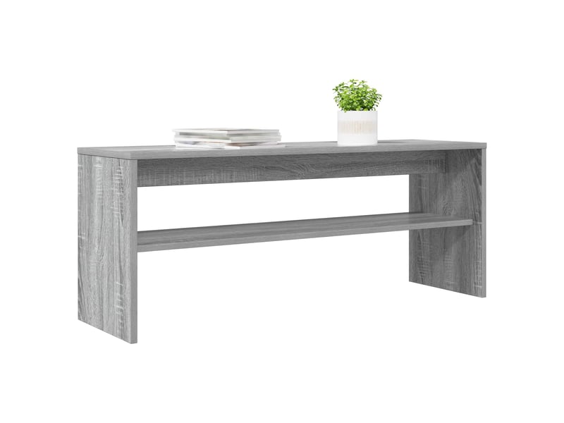  Meuble tv - banc tv - meuble de rangement 100 x 30 x 40 cm gris sonoma bois d'ingénierie  - Conforama C