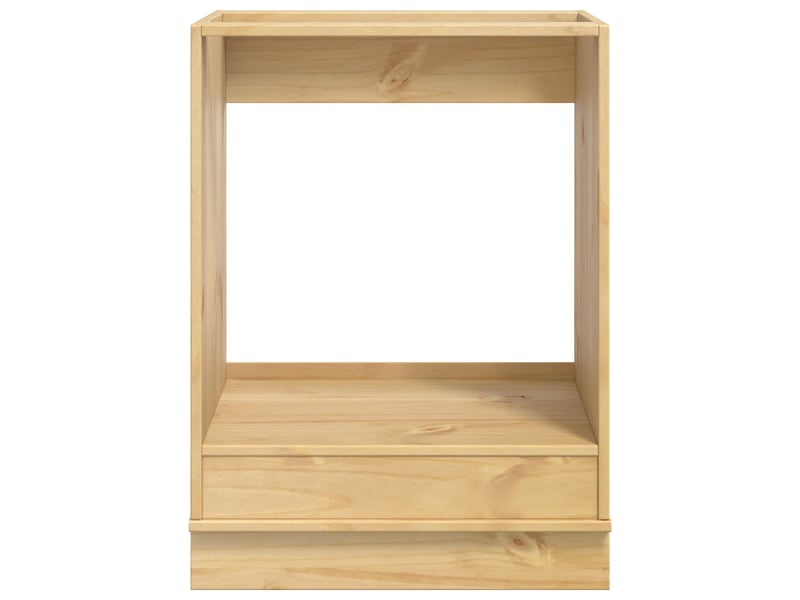  Armoire de cuisine, armoire ski brun miel 60x46x81cm pin massif  - Conforama E