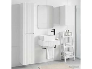 Ensemble de mobilier de salle de bain 3 pc blanc cf64245