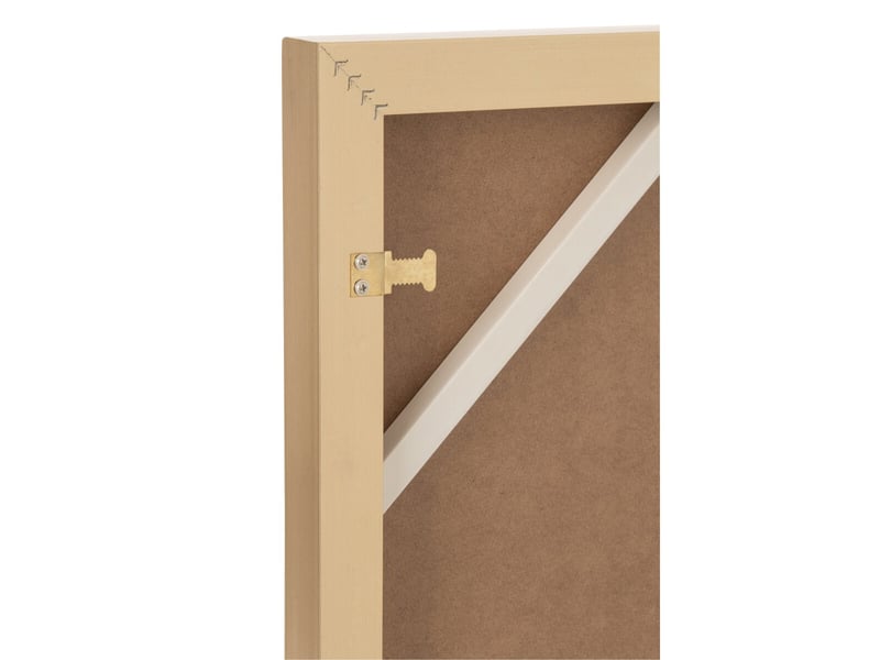  Tableau déco squares milo 100x140cm doré  - Conforama C