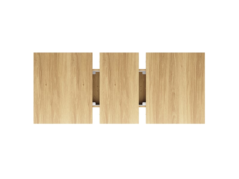  Table à manger, 120 cm, rectangulaire, mdf, bicolore, format fonctionnel pour les repas quotidiens  - Conforama E
