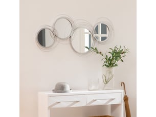 Miroir  à fixer coloris argenté <strong>ZERBACO</strong>  <strong></strong> - 107 cm x 4 cm