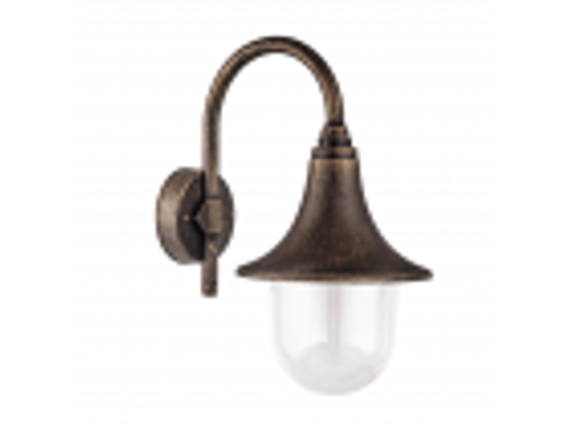  Applique extérieure classique fabrilamp hinojo or vieilli, 1 x e27, ip44, 40,8 x 21,7 x 32,6 cm 126261016 - Conforama B