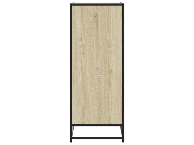  Meuble à chaussure, armoire à chaussures chêne sonoma bois d'ingénierie et métal shl9927  - Conforama E