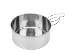 Kit de cuisine de camping portable 8 pièces en acier inoxydable pour randonnée, casserole, poêle, tasse pour pique-nique