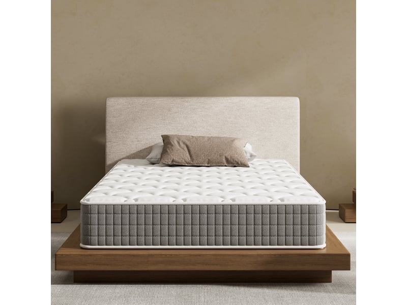  Matelas mousse 140x200 cm,épaisseur 25 cm,fermeté moyenne,respirant et réversible  - Conforama E