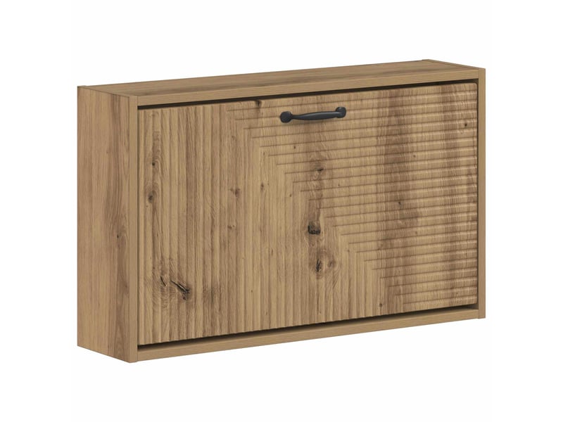  Meuble à chaussures mural, armoire à chaussures haarlem 71x17x43 cm shl9698  - Conforama A