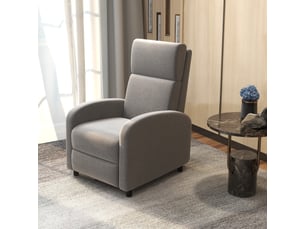 Fauteuil relax manuel  <strong></strong> Tissu gris