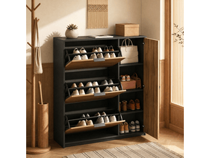 Meuble à chaussures 16 paire(s)  <strong>DESVIAE</strong>  <strong></strong> coloris naturel