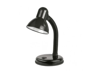 Lampe de bureau fabrilamp yodo noir 1 x e27 orientable 30x14x14 cm