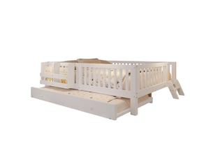 Lit gigogne 140x200 cm OPULERANE TRADING LTD coloris blanc