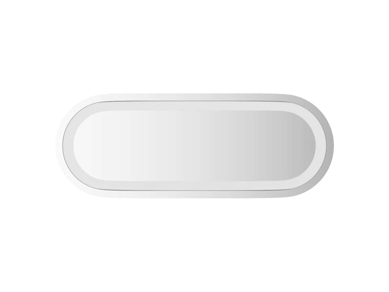  Miroir de salle de bain, miroir de toilette à led 40x15 cm ovale cf62494  - Conforama A