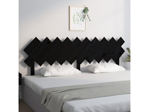 Tete de lit A poser largeur 196 cm   noir
